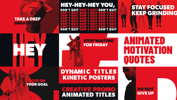 VideoHive Kinetic Typography Intro 33395496