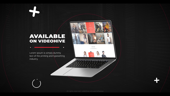 VideoHive Laptop website promo 29155490