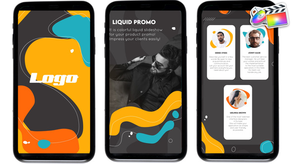 VideoHive Liquid Promo Stories Slideshow | FCPX 36252331