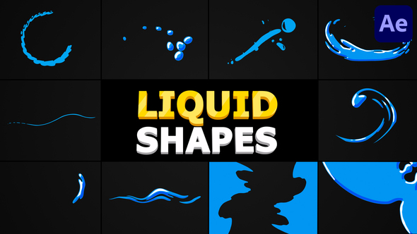VideoHive Liquid Shapes | After Effects 32853338