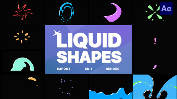 VideoHive Liquid Shapes | After Effects 32857129