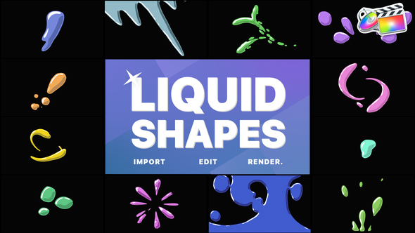 VideoHive Liquid Shapes | FCPX 36868472