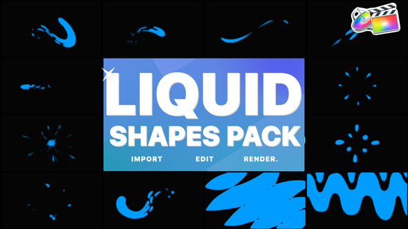 VideoHive Liquid Shapes Pack | FCPX 36047747