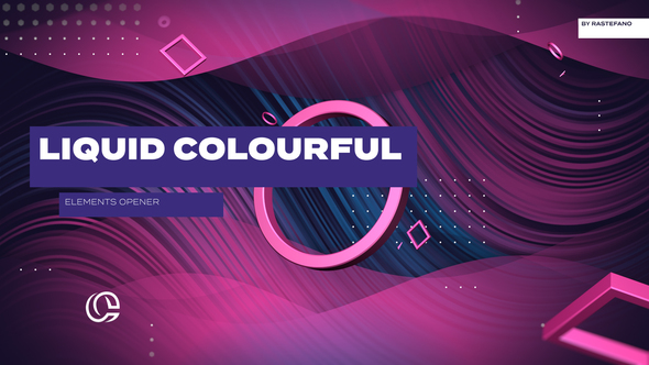 VideoHive Liquid and Colourful Elements Typography 38710095