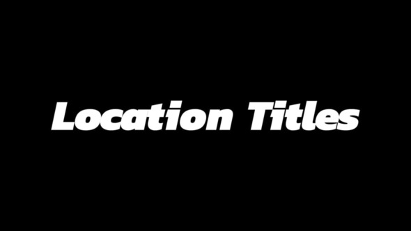 VideoHive Location Title | FCPX 38838814