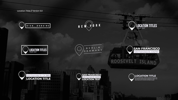 VideoHive Location Titles 5.0 | FCPX 38958254