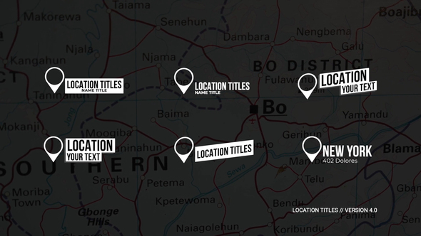 VideoHive Location Titles | FCPX 37076360