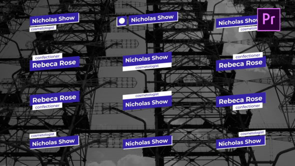 VideoHive Lower Thirds 27709343