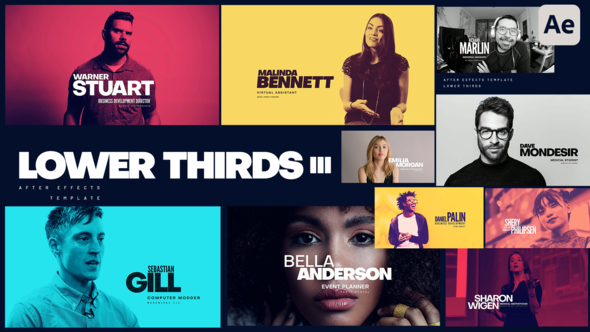 VideoHive Lower Thirds III 33041496