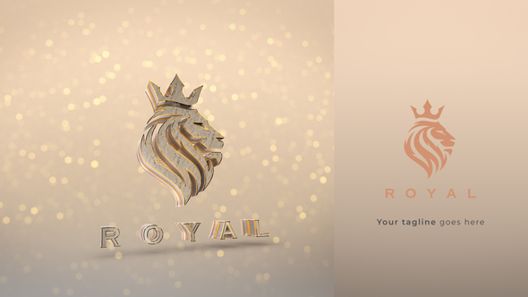 VideoHive Luxury 3D Gold Logo Intro 38932211