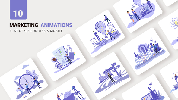 VideoHive Marketing Animations – Flat Concept 39589271
