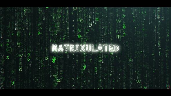 VideoHive Matrix Opener 38944165