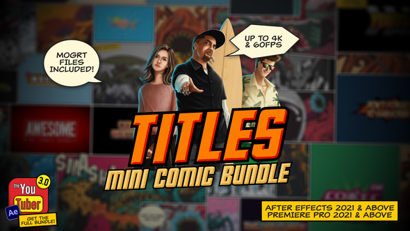 VideoHive Mini Comic Bundle – Titles 38044019