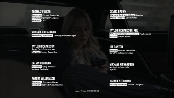 VideoHive Minimal Lower Thirds | FCPX & Apple Motion 38765615