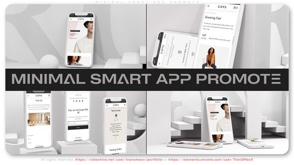 VideoHive Minimal Smart App Promote 38528535