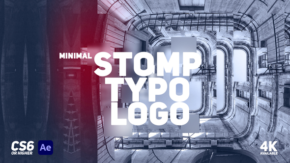 VideoHive Minimal Stomp Typo Logo 39596314