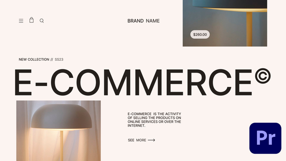 VideoHive Minimalistic E-Commerce Promo 39242816