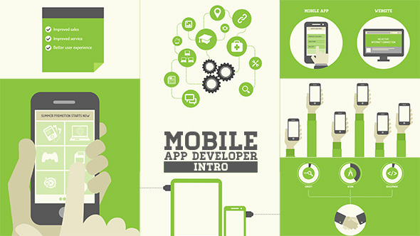 VideoHive Mobile App Developer Intro 7910442
