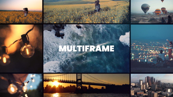 VideoHive Modern Multiframe Opener 38701169