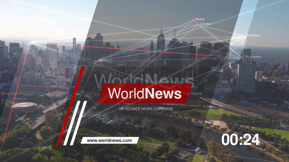 VideoHive Modern World News - Broadcast Package 38829621