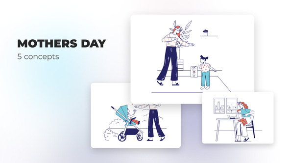 VideoHive Mothers day - Flat concepts 39472927