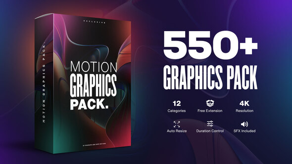 VideoHive Motion Graphics Pack // 550+ Animations Pack 23678923