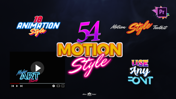 VideoHive Motion Styles Toolkit | Text Effects & Animations For Premiere Pro Mogrt 27115729