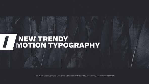 VideoHive Motion Typography 31902619