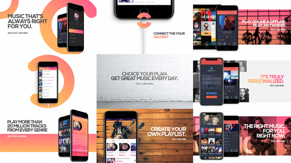 VideoHive Music App Promo 11987620