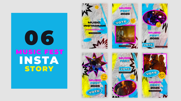 VideoHive Music Festival Instagram Story Template 38649292