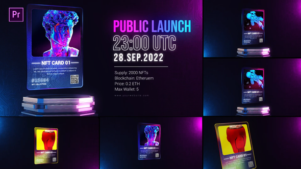 VideoHive NFT Card Elements Pack 39575603