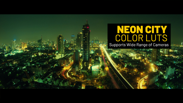 VideoHive Neon City LUTs for Final Cut 39146274