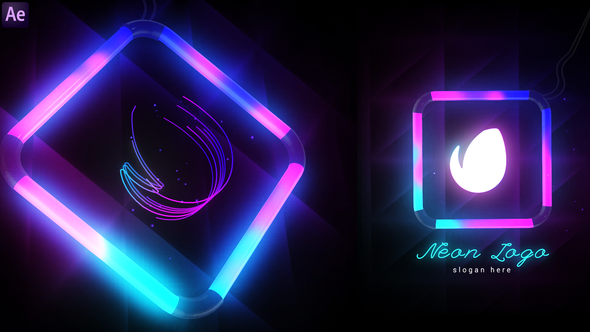 VideoHive Neon Logo Reveal 33186480