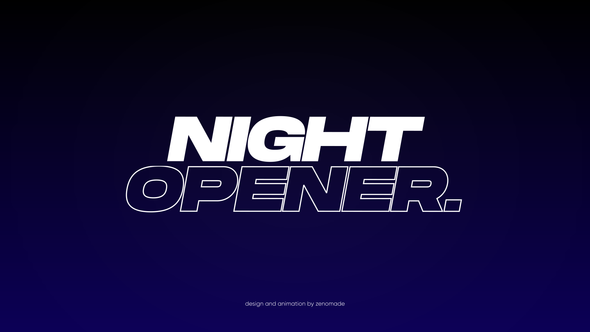 VideoHive Night Opener 38622972