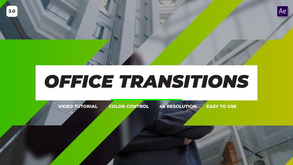 VideoHive Office Transitions After Effects 3.0 39586604