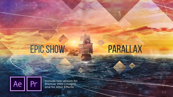 VideoHive Parallax Epic Cinematic Slideshow 27058693