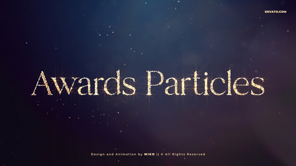 VideoHive Particles Awards Titles 39235951