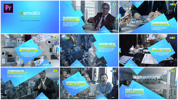 VideoHive Peak Corporate slideshow – Premiere Pro 23897043