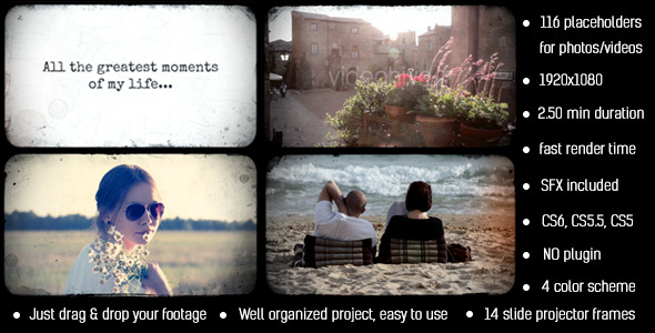 VideoHive Photo Album Slide Projector 5149642