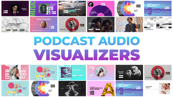 VideoHive Podcast Audio Visualizers 32505559