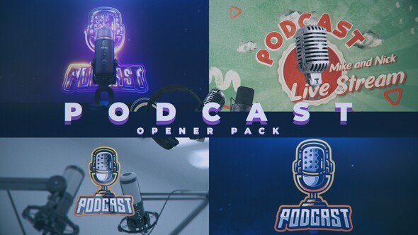 VideoHive Podcast Opener Pack 32706932