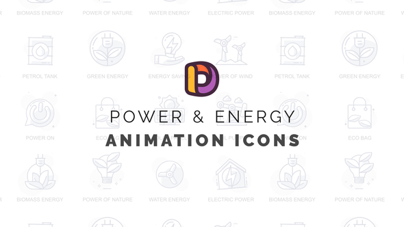 VideoHive Power & Energy - Animation Icons 32812700