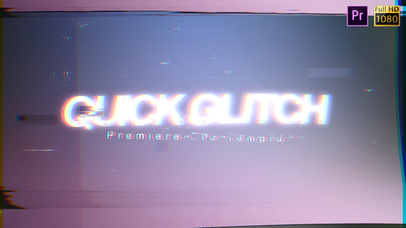 VideoHive Quick Glitch - Premiere Pro 27986518