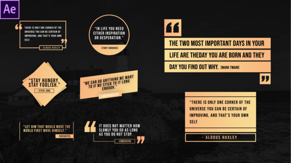 VideoHive Quote Titles Pack 33557465