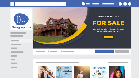 VideoHive Real Estate Facebook Cover 32796672