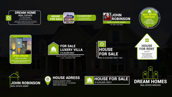 VideoHive Real Estate Text Titles 39393936