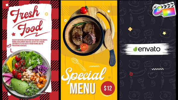 VideoHive Restaurant Food Menu | FCPX 36978991