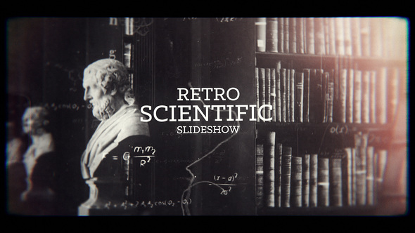 VideoHive Retro Science Slideshow 33292286