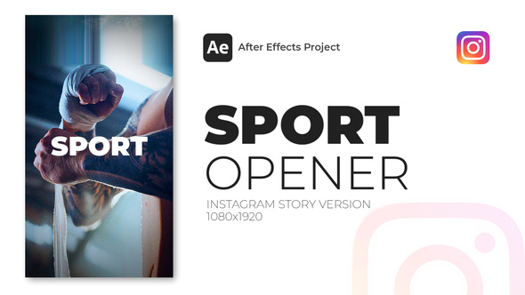 VideoHive Rhythmic Sport Opener Instagram Story 39592052