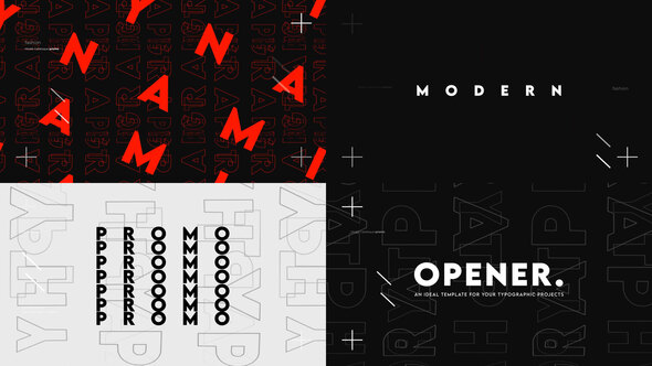 VideoHive Rhythmic Typo Intro 38303391